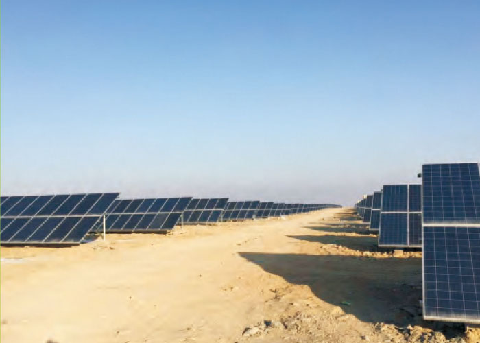 20 MW中国ホワティエングランド集中式太陽光発電所